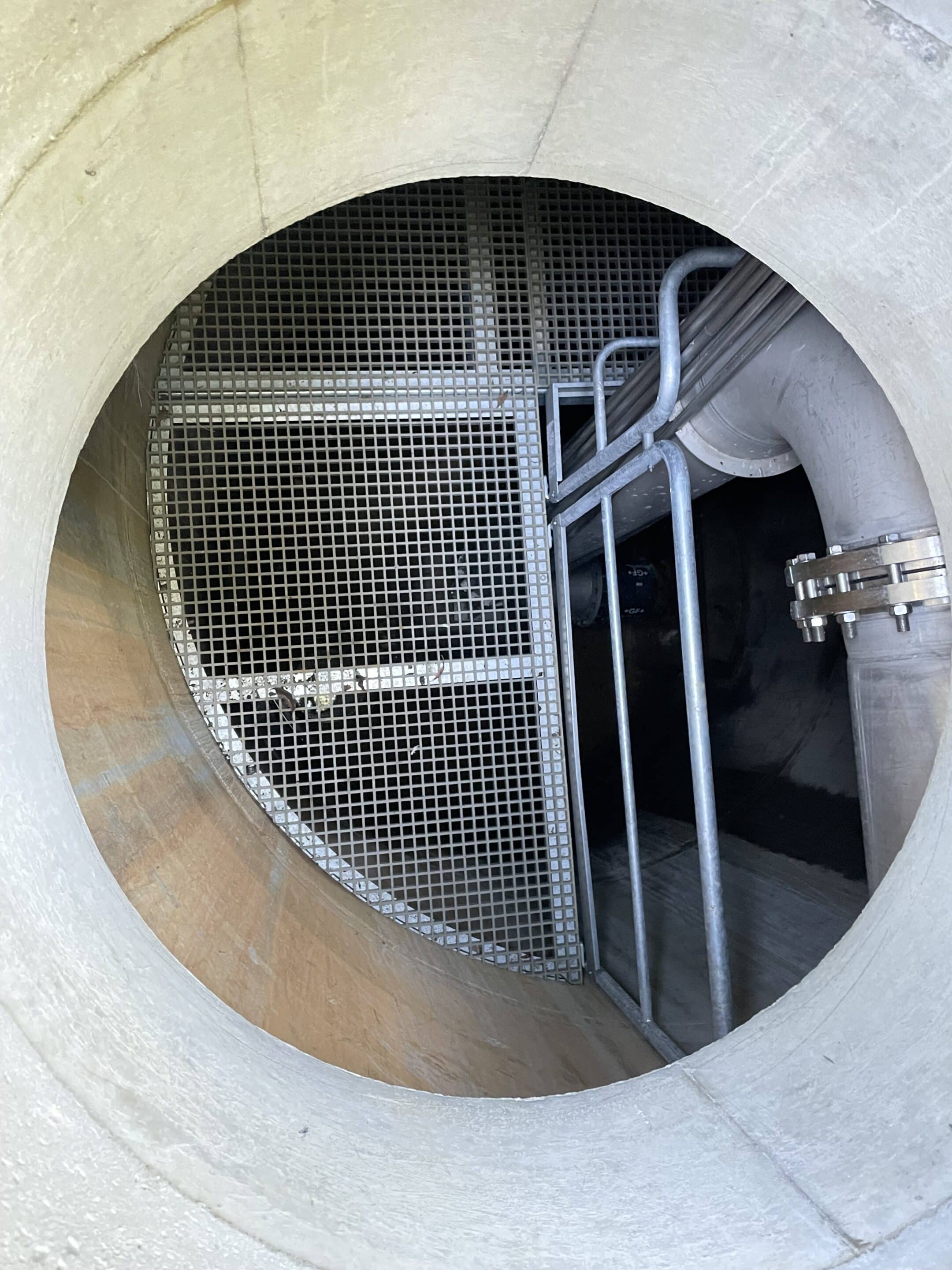 Dykarledning under vattendrag i Råån, Helsingborg