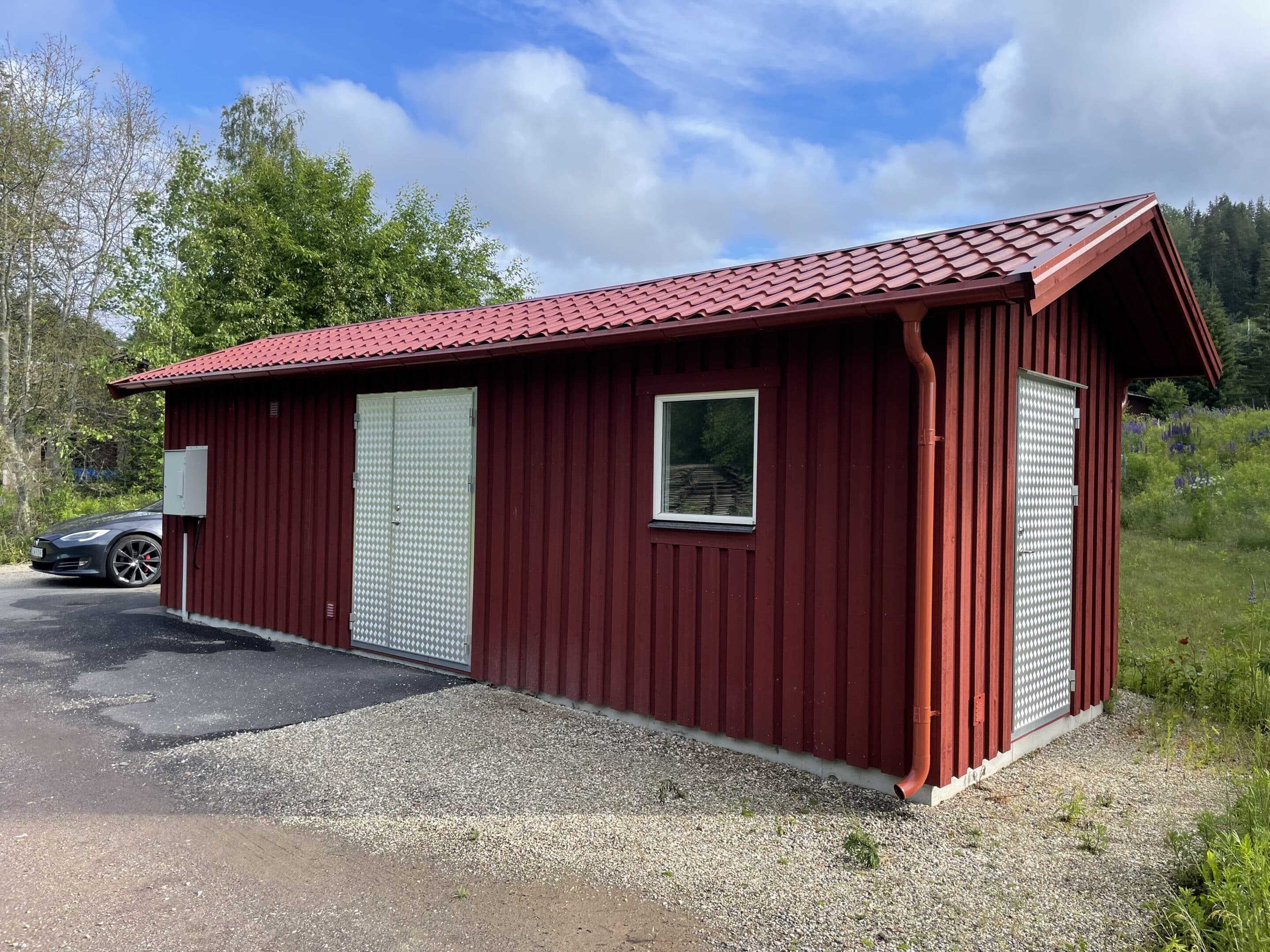 Anläggning för passivpump system och dykaredning i Lennheden i Borlänge