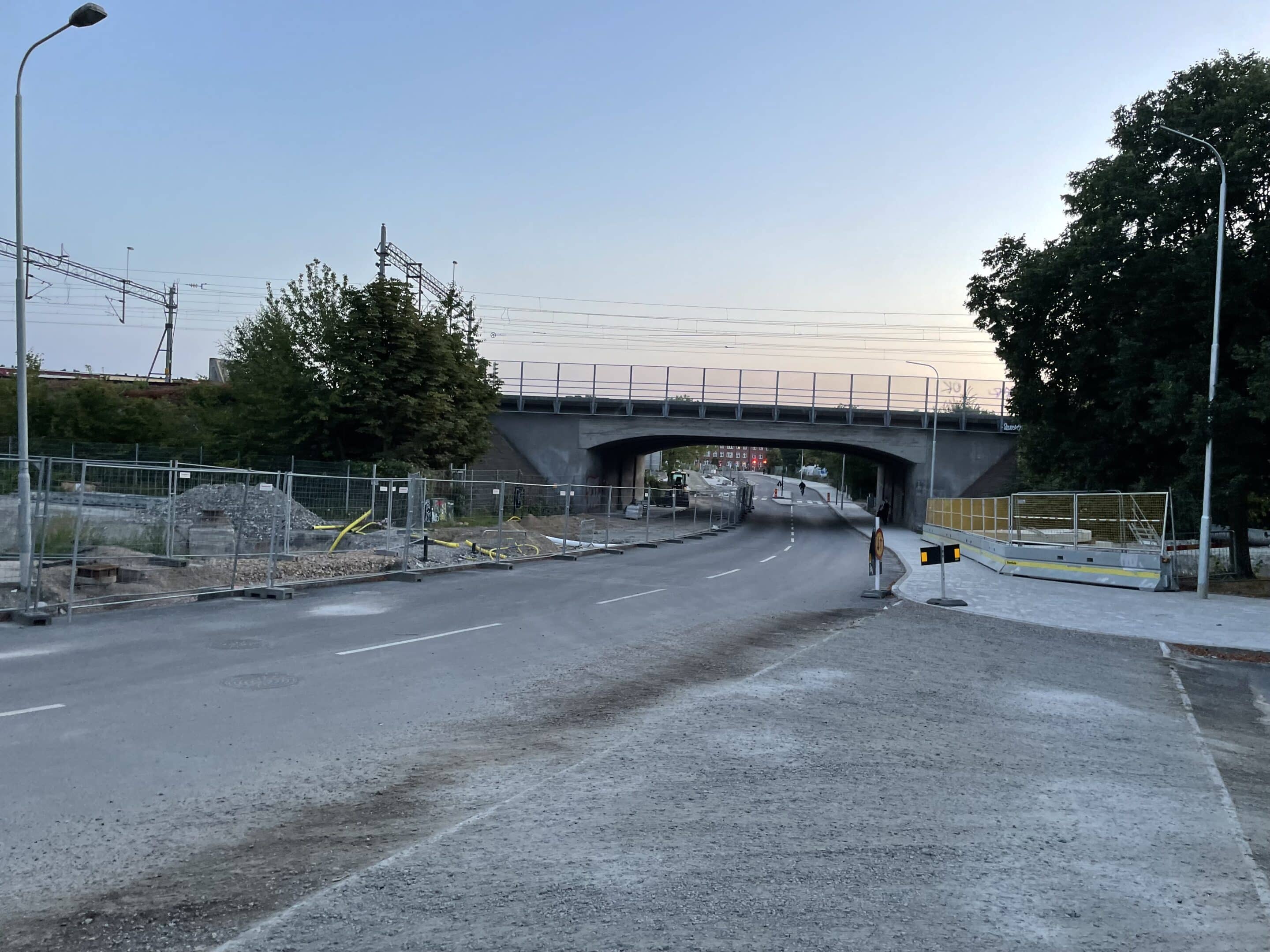 Passivpumpsystem och dykarledning under fjärrvärmekulvert och gata i Malmö